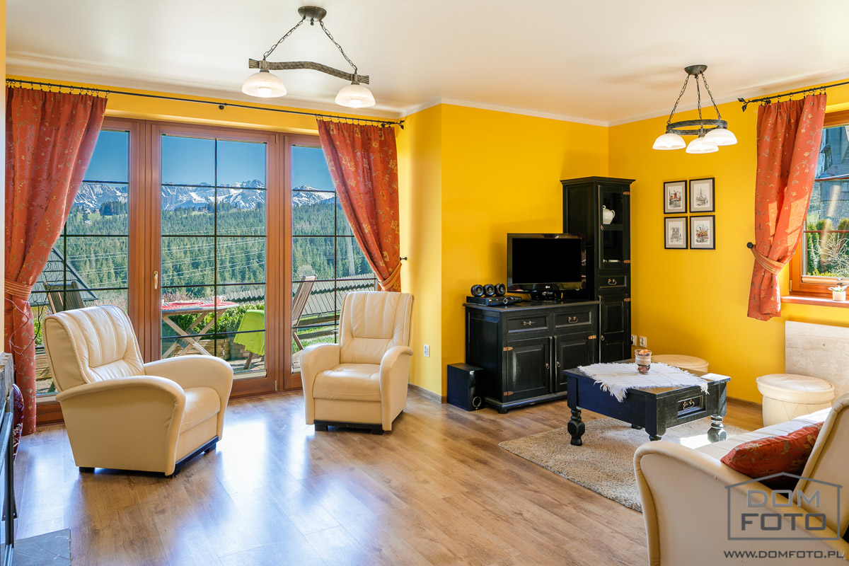Zdjęcia wnętrz mieszkań - Zakopane, Kraków.