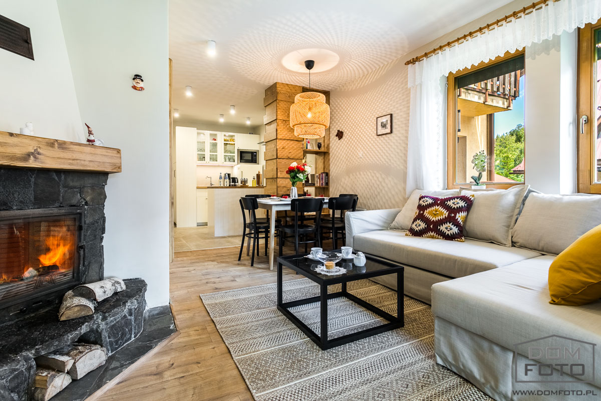 Zdjęcia wnętrz mieszkań - Zakopane, Kraków.