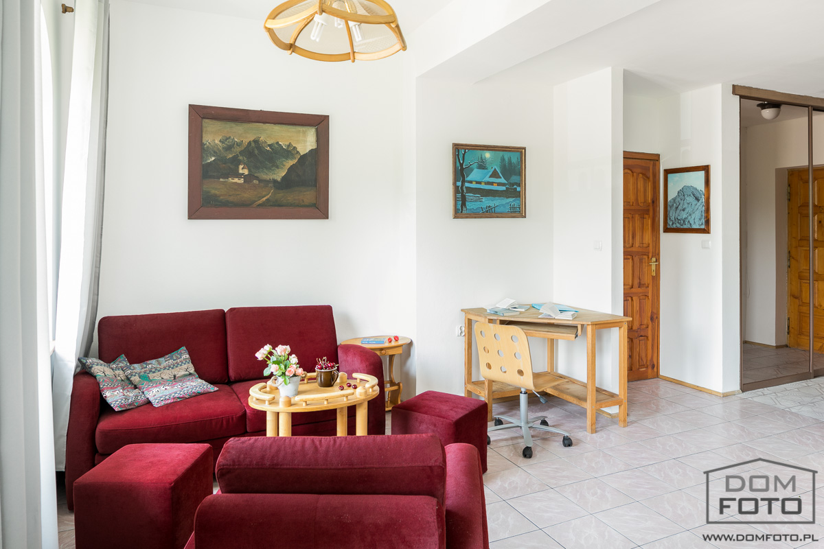 Zdjęcia wnętrz mieszkań - Zakopane, Kraków.