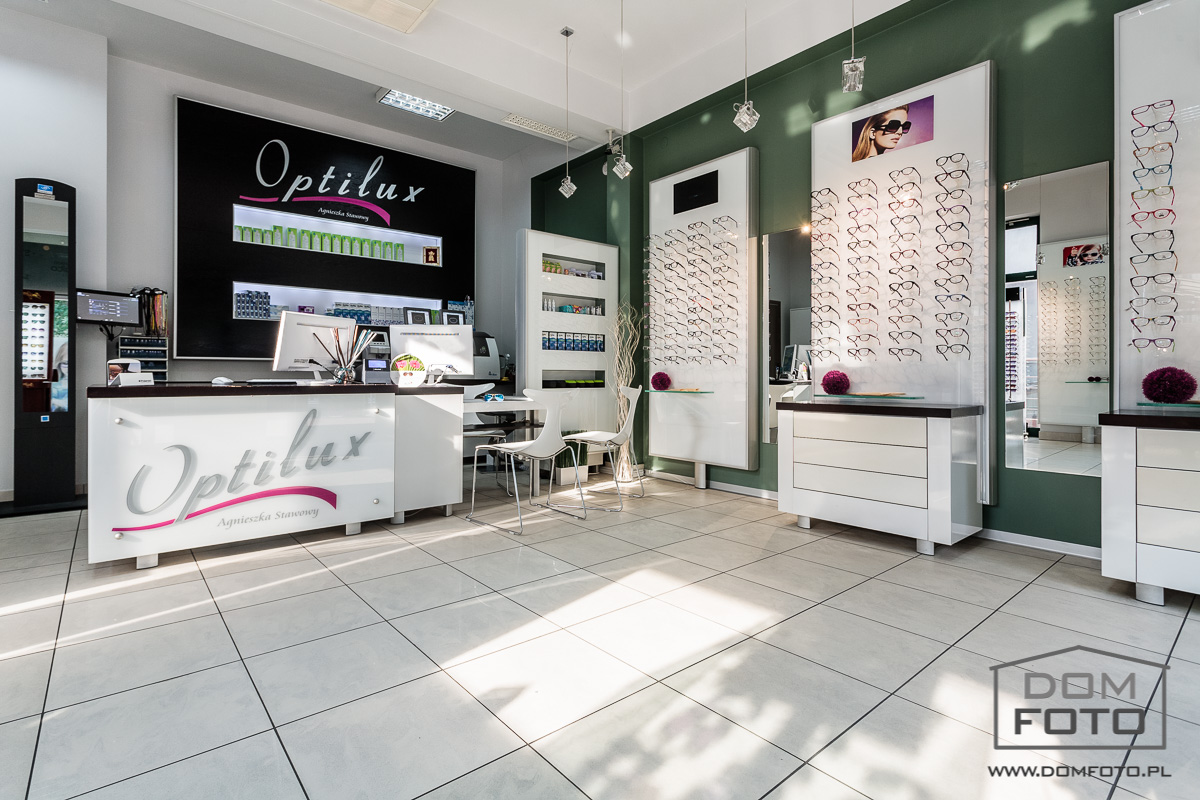 Salony optyczne Optilux. Sesja fotograficzna.
