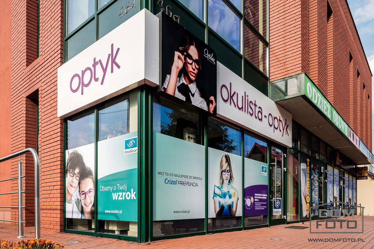 Salony optyczne Optilux. Sesja fotograficzna.